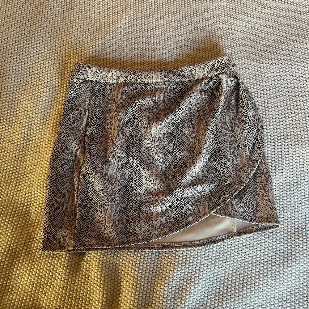 Altar'd State Skirt-Snake Print